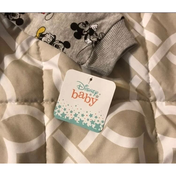 Baby Disney Mickey Mouse Zip Up Onsie Size 24 Months - Picture 3 of 8